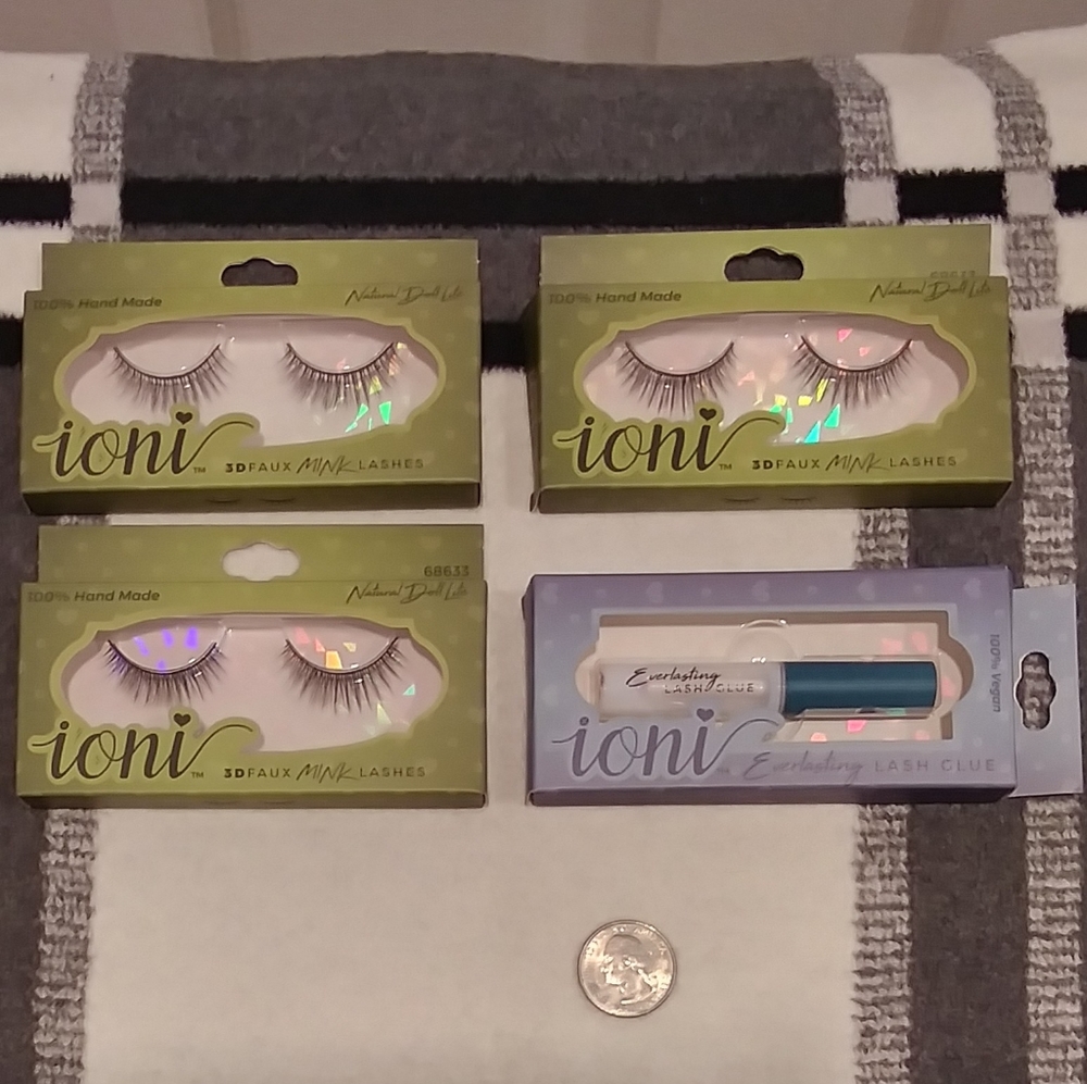 NWT ioni Lash & Glue 4pc Set